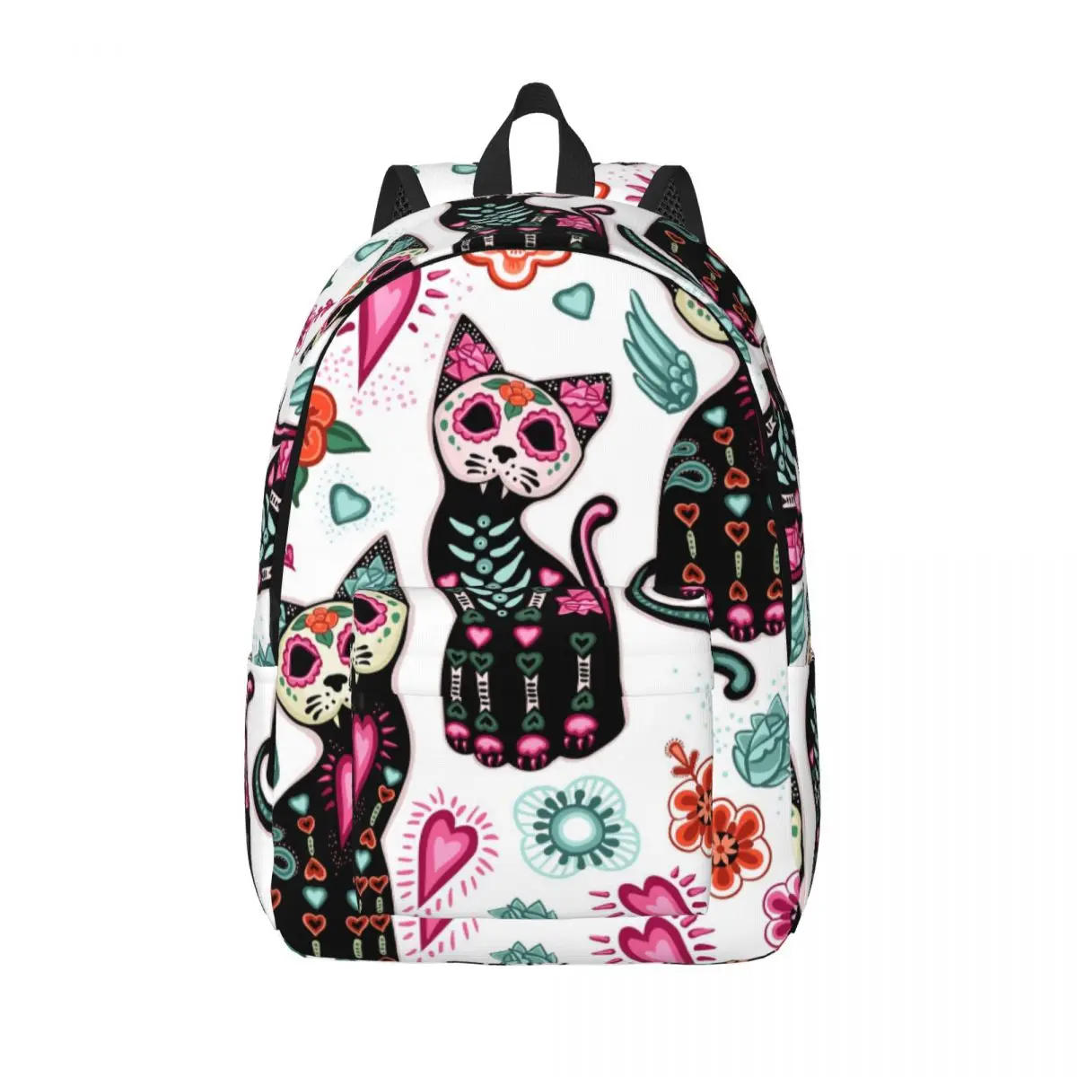 Студенческая сумка, рюкзак с мексиканскими кошками, легкий рюкзак для родителей и детей, сумка для ноутбука для пары Изображение 0