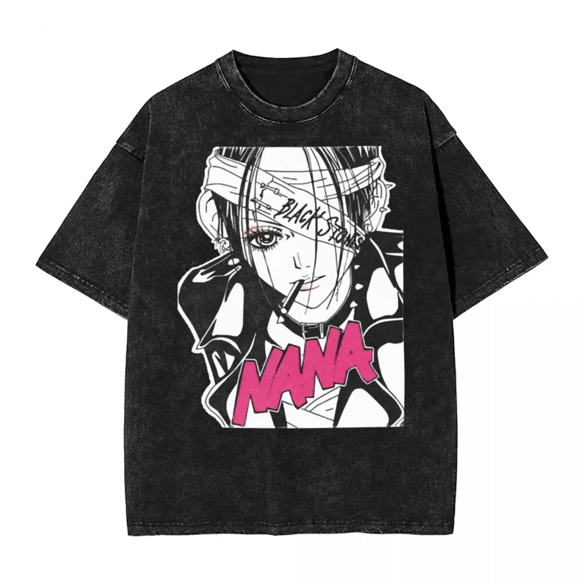 Футболки Nana Osaki, футболка оверсайз в стиле хип-хоп, аниме, Манга, винтаж для мужчин, женские топы, уличная летняя футболка Изображение 0