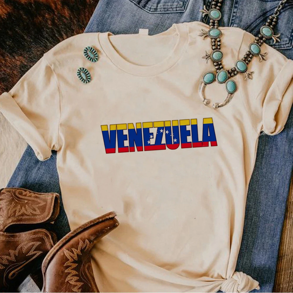 Венесуэла футболка женская манга футболки девушка манга Японская графическая одежда Изображение 1