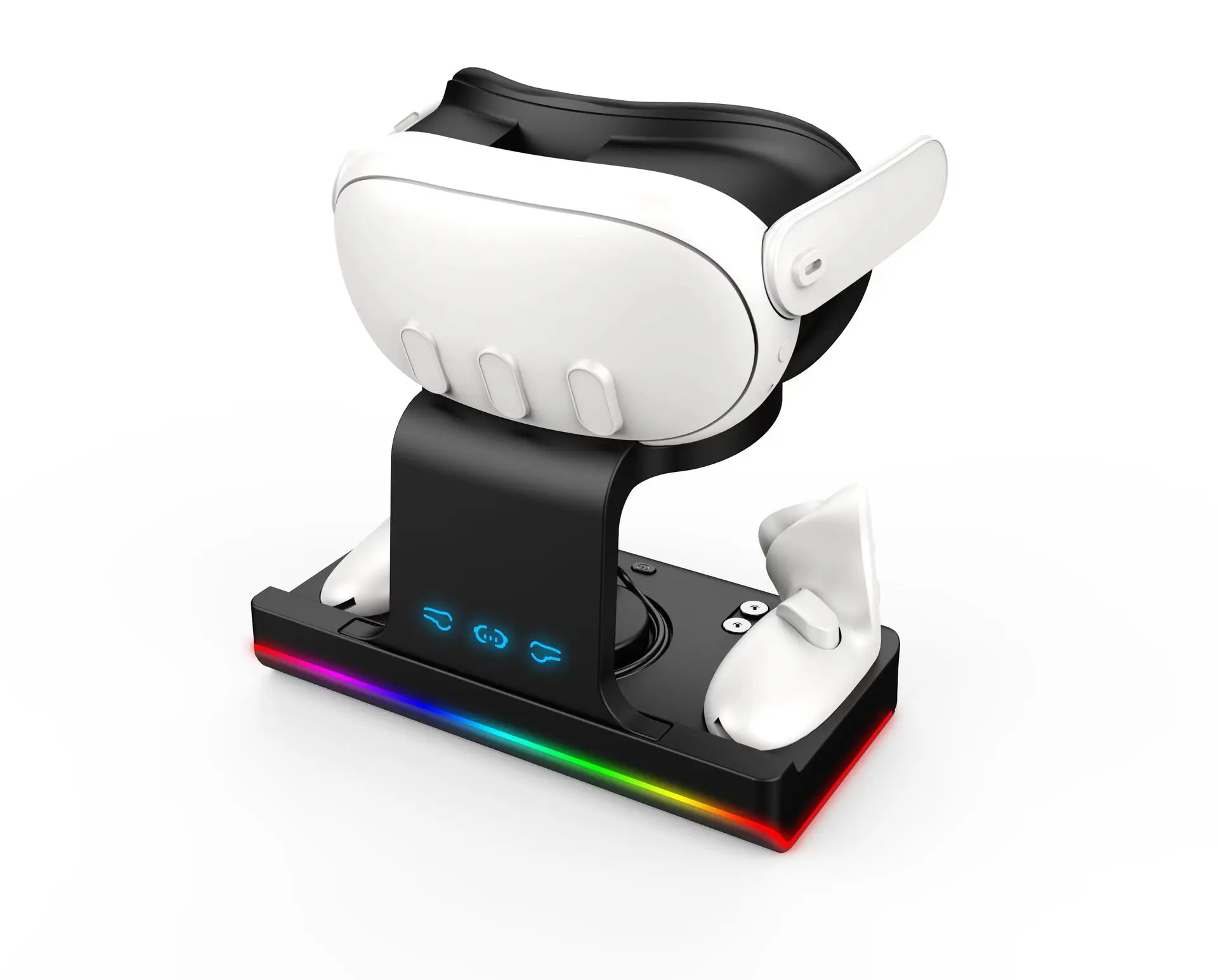 Для зарядной станции Meta Quest 3, магнитного зарядного устройства VR Grip белого цвета Изображение 1