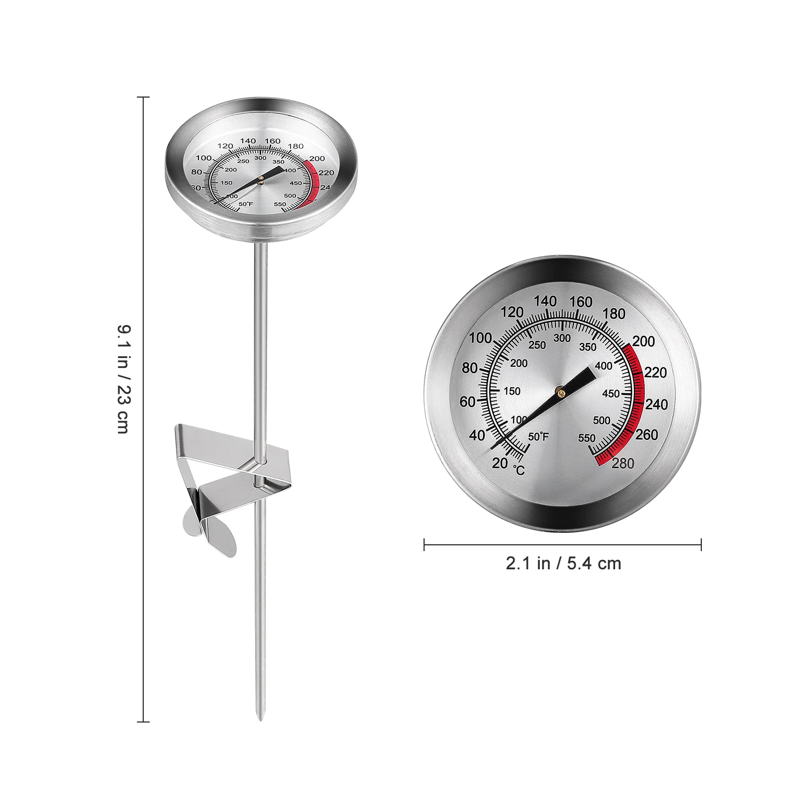 Кулинарный Термометр Кухонный Термометр для Мяса, считывающий Показания Термометра, Зонд Из Нержавеющей Стали, Термометр Для жарки Индейки, Термометр Изображение 1