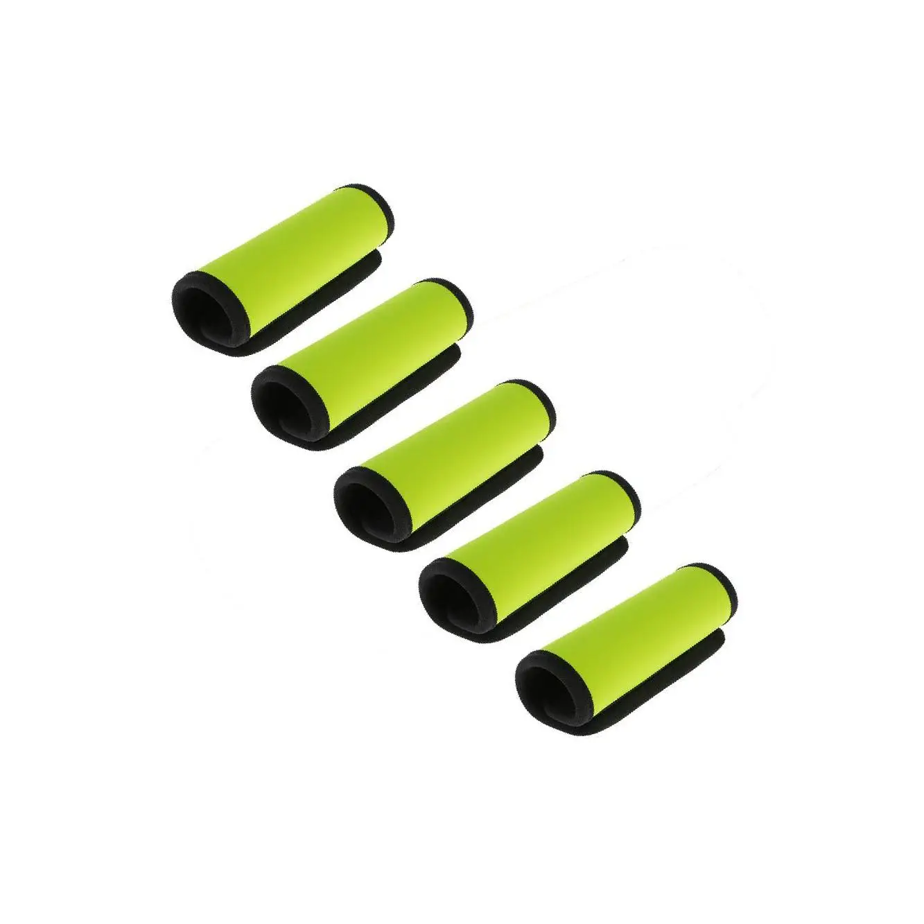 Неопреновая обертка для багажных ручек Travel Identifier Wrap 5x флуоресцентно-желтого цвета Изображение 1