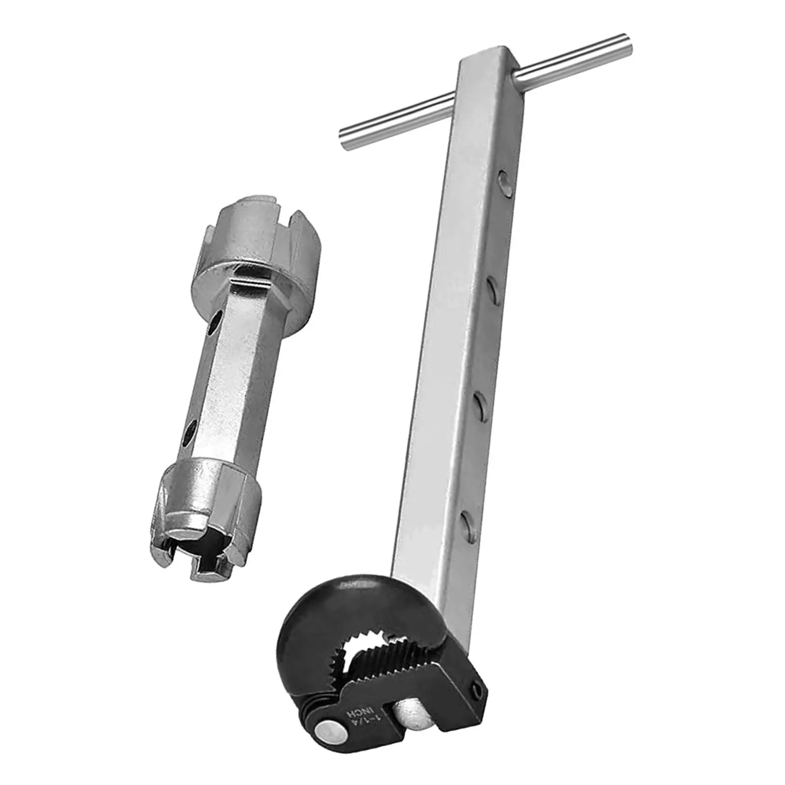 Телескопический ключ для раковины и ключ для удаления слива из ванны, прочный ключ для сантехники Изображение 1