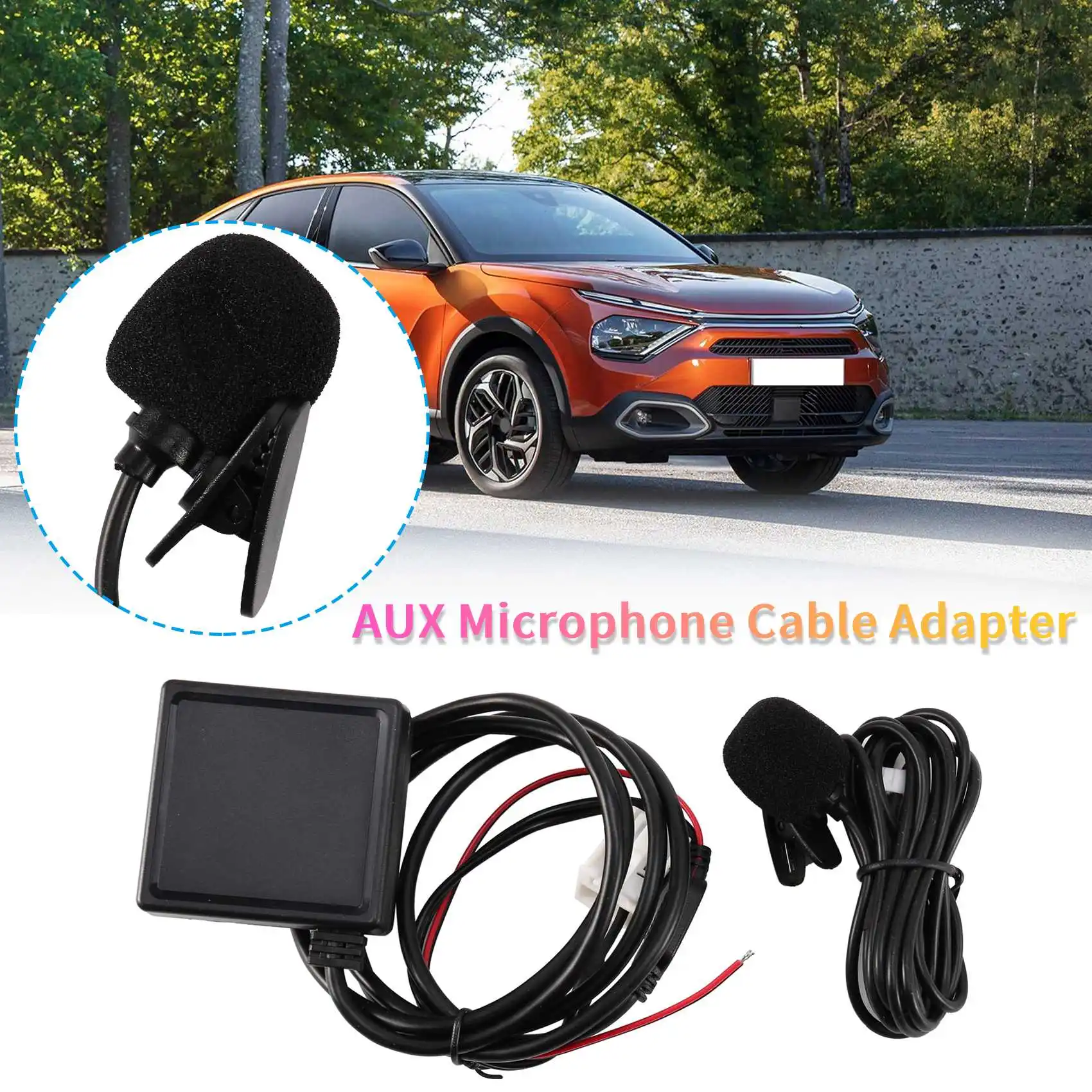 Автомобильный Hi-Fi Аудио Bluetooth 5,0 Модуль AUX Микрофонный Кабель-Адаптер Радио Стерео для Citroen C2 Peugeot 307 408 807 1007 Изображение 2
