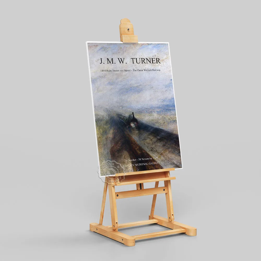 Винтажный Выставочный Плакат Jmw Turner 1976, Художественные Принты Turner Rain Steam And Speed The Great Western Railway, Декор в романтическом стиле Изображение 2