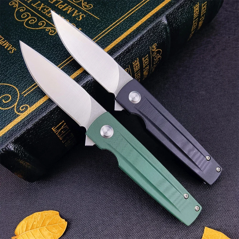 Карманный нож EDC с ручкой G10, Фруктовый нож, Портативный нож для чистки овощей для кемпинга, пеших прогулок, охоты Изображение 2