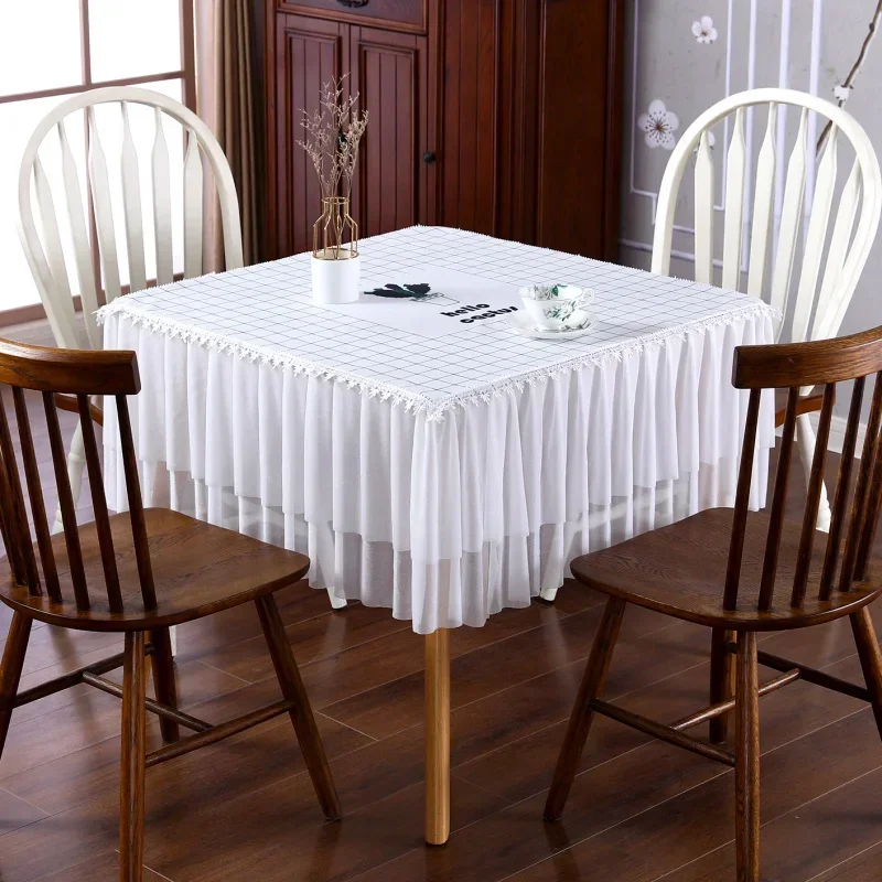 Квадратная скатерть, домашнее квадратное покрытие для стола для игры в маджонг, водонепроницаемая ткань арт Изображение 2