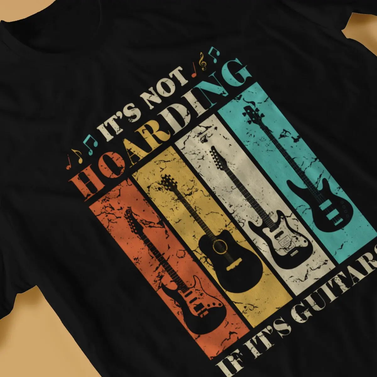 Коплю мужскую футболку, гитарные рок-топы с круглым вырезом, футболки с забавными подарками на день рождения Изображение 2