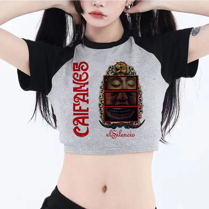 Укороченный топ Soda Stereo 90-х cyber y2k, женская эстетичная футболка для одежды в стиле кавай манга Изображение 2