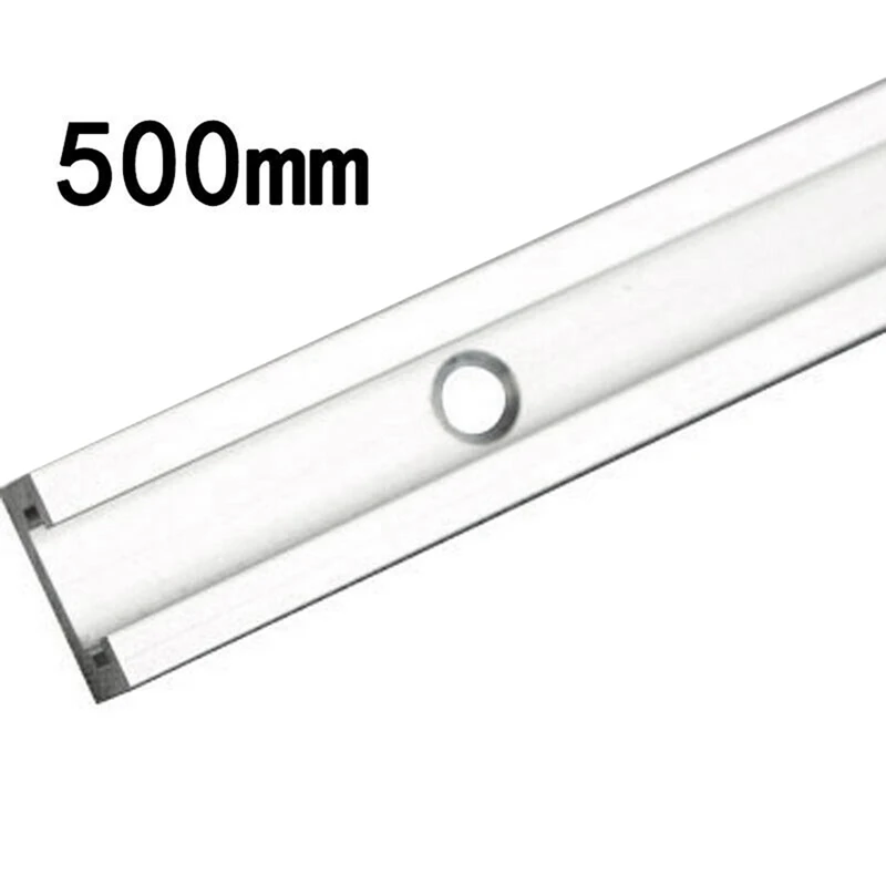 3X Алюминиевый стержень-слайдер с Т-образными направляющими и Т-образным пазом, приспособление для кондуктора для настольной пилы, калибровочный стержень (500 мм) Изображение 4