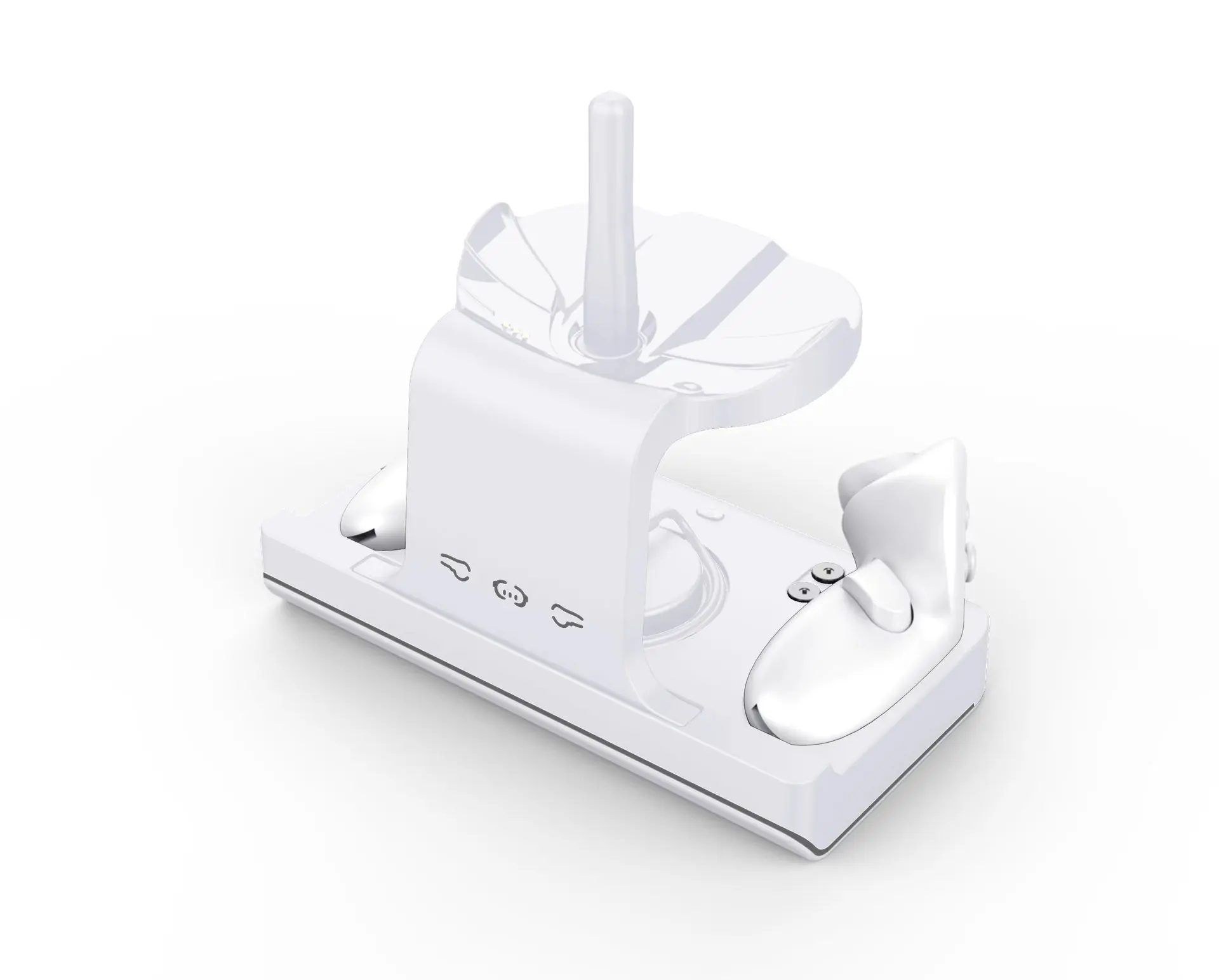 Для зарядной станции Meta Quest 3, магнитного зарядного устройства VR Grip белого цвета Изображение 4