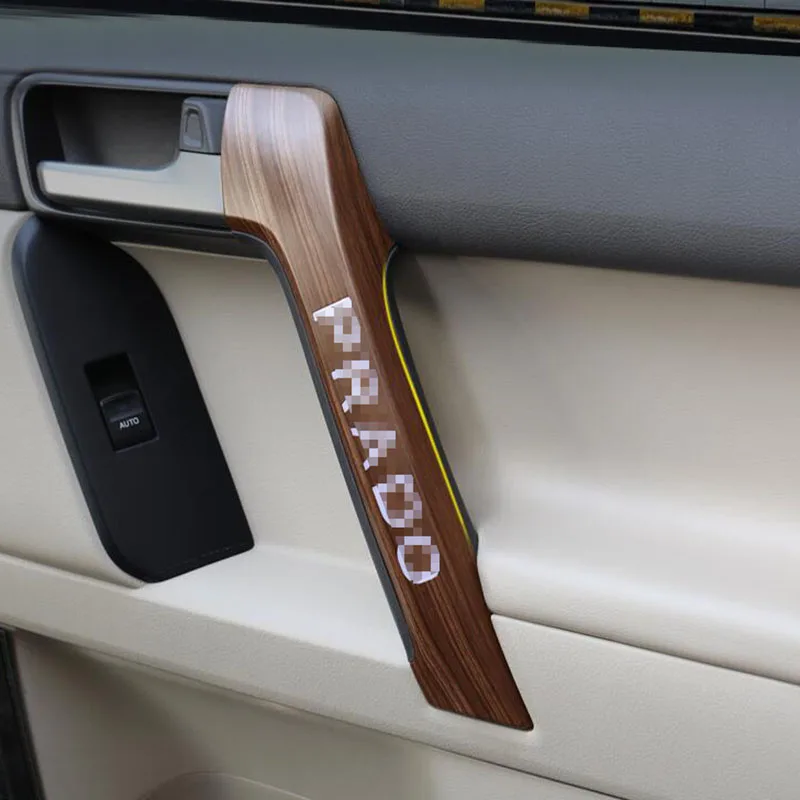 Замена Ручки Внутренней Двери Автомобиля Для Toyota Land Cruiser Prado FJ150 150 2010-2019 гг. Внутренняя Дверная Ручка Со Светодиодной Подсветкой Изображение 4
