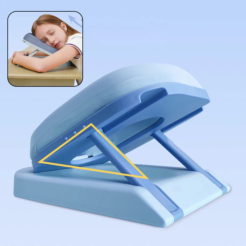 Офисные подушки для шеи с ворсом для облегчения боли Во время сна Изогнутая подушка с эффектом памяти с отверстием для руки Изображение 5