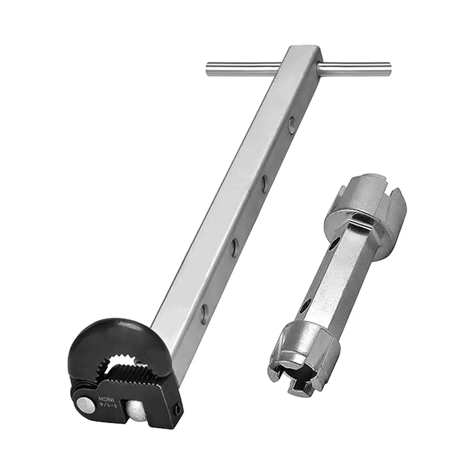 Телескопический ключ для раковины и ключ для удаления слива из ванны, прочный ключ для сантехники Изображение 5